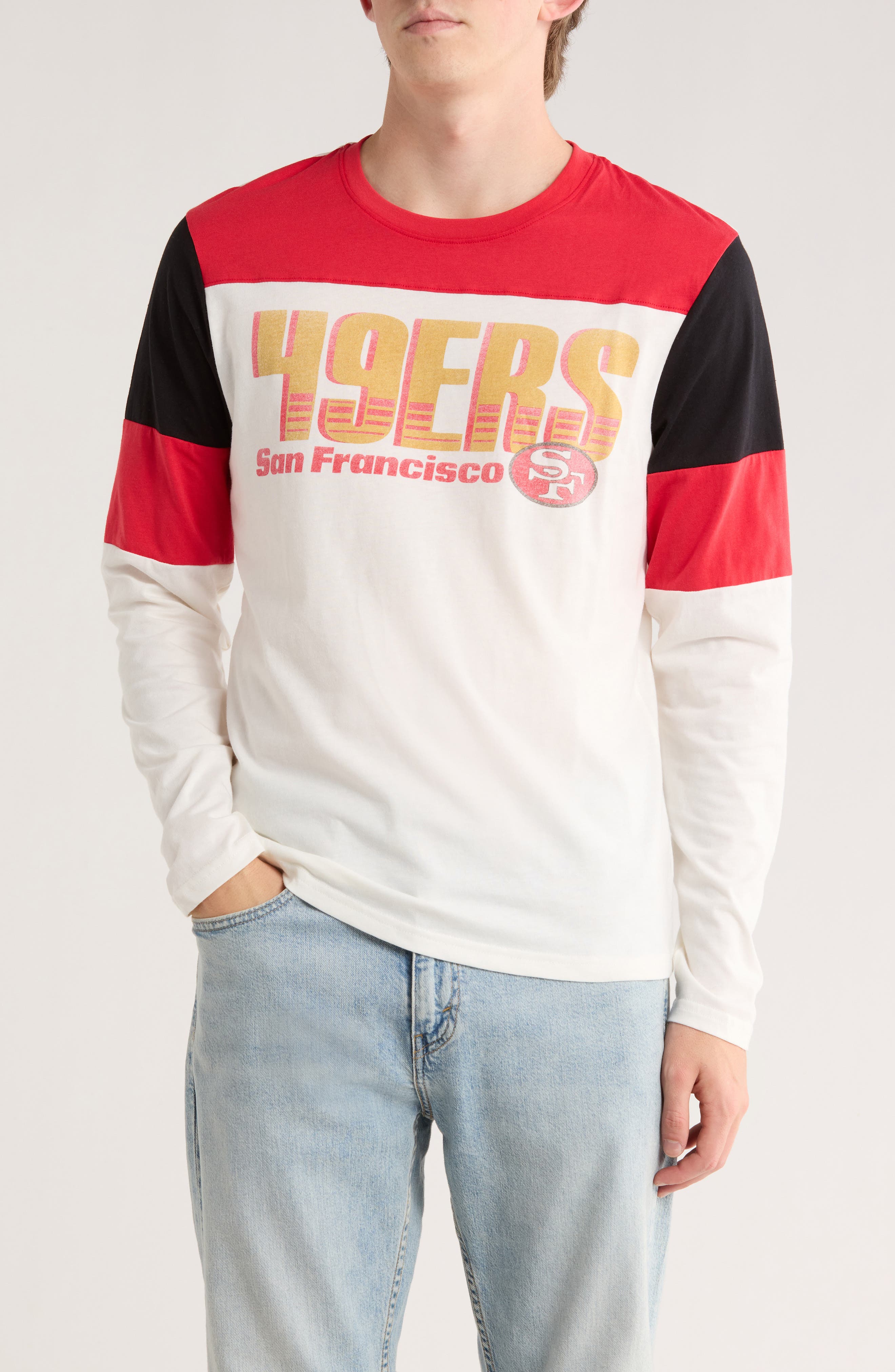 Junk Food Zone Blitz 49ers Long Sleeve T-Shirt