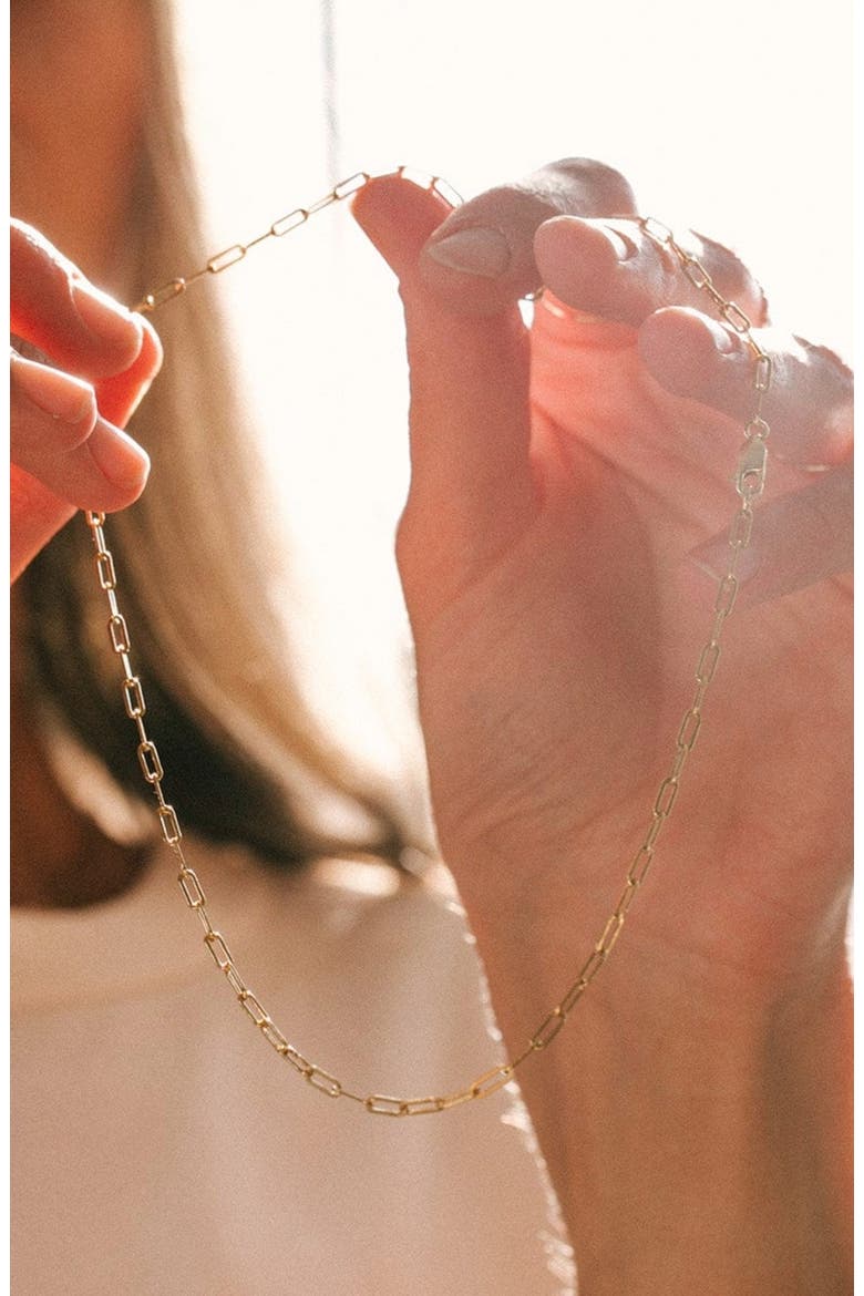 Jude Chain Necklace, Alternate, color, Gold Filled
