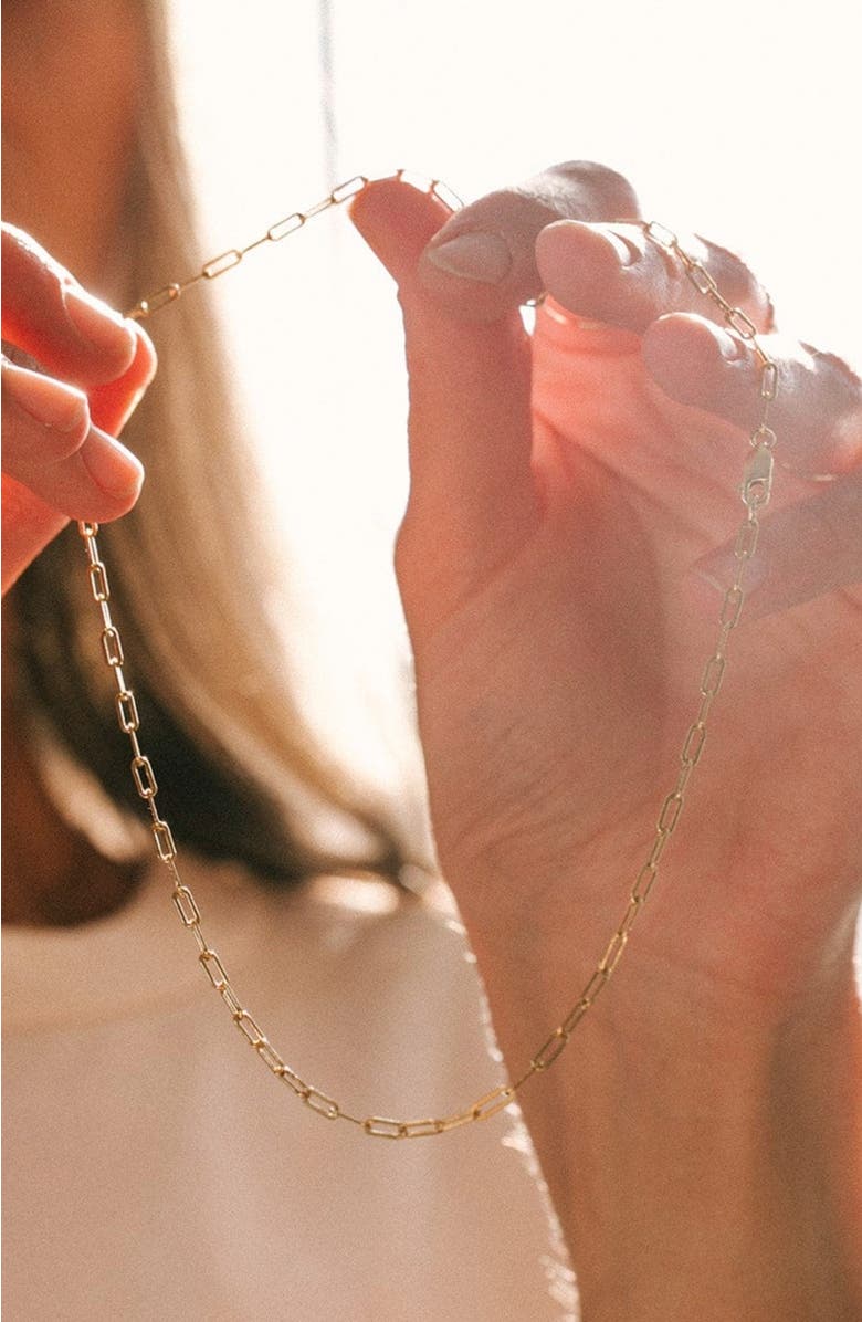 MADE BY MARY Jude Chain Necklace, Alternate, color, Gold Filled