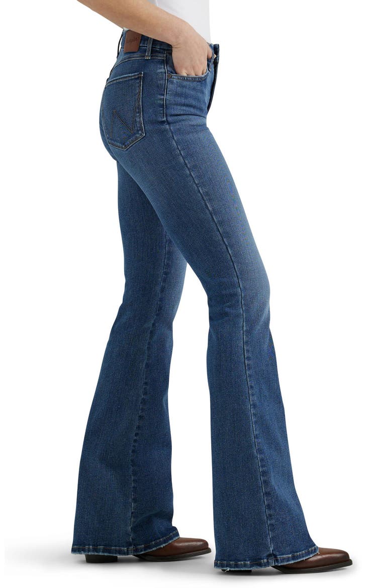 Bespoke High Waist Flare Jeans, Alternate, color, LILY