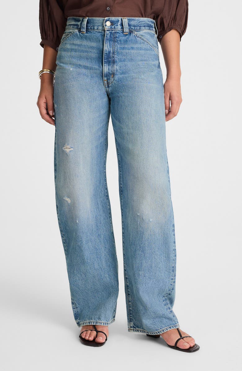 Madewell The Balloon Barrel Leg Jeans, Main, color, Dobbins Wash