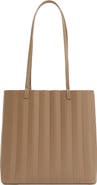 Mansur Gavriel Pleated Filo Leather Tote