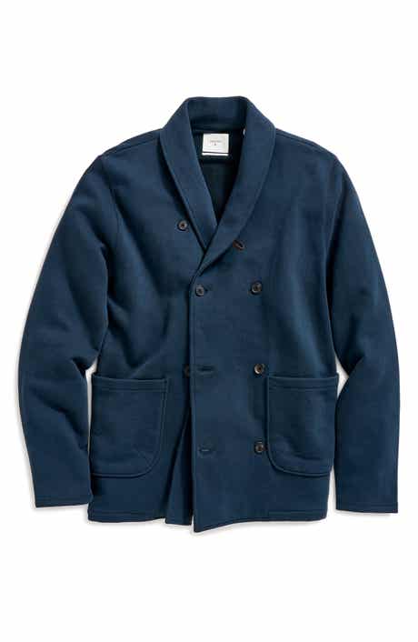 Billy Reid John Shawl Collar French Terry Jacket