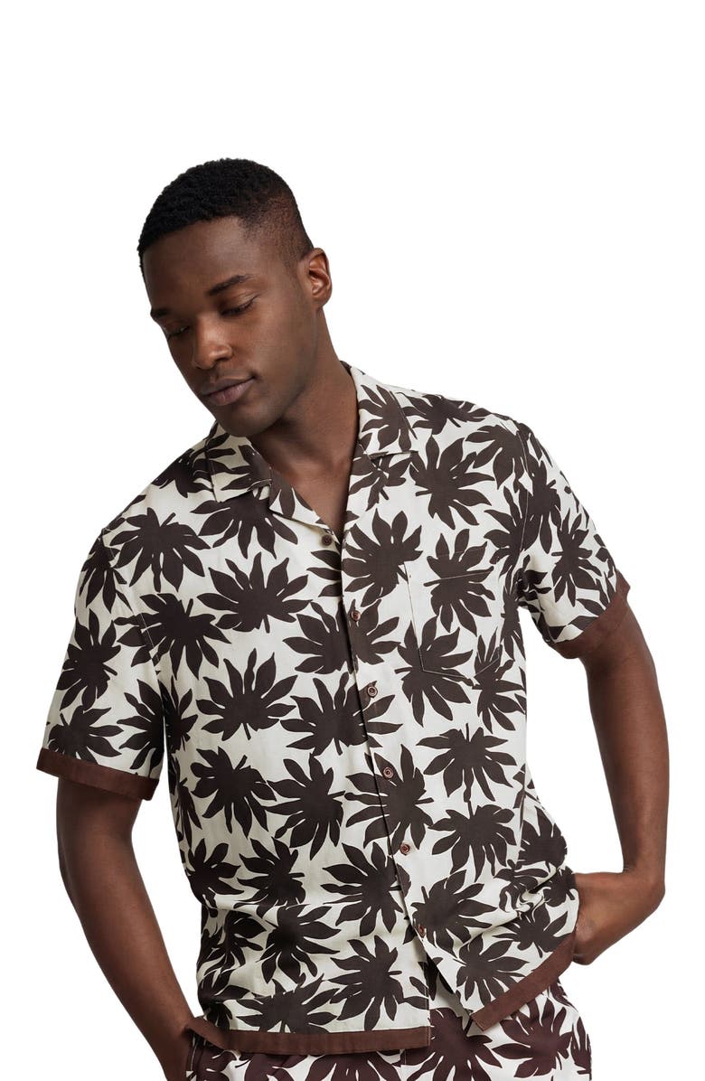 Onia Air Linen Shirt, Alternate, color, Egret