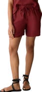 Eileen Fisher Organic Linen Drawstring Walking Shorts
