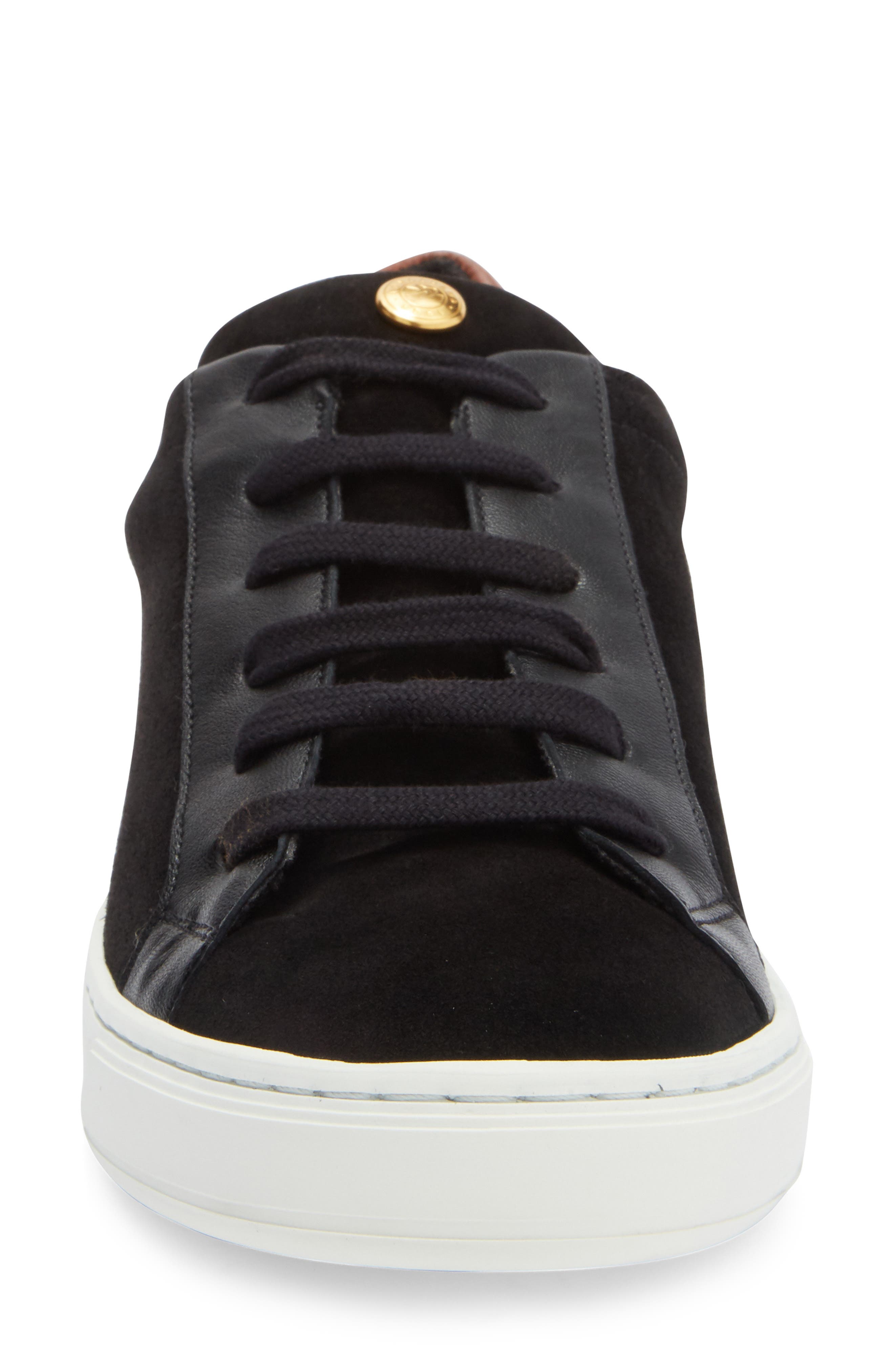 Longchamp Heel Patch Low Top Sneaker, Alternate, color, 