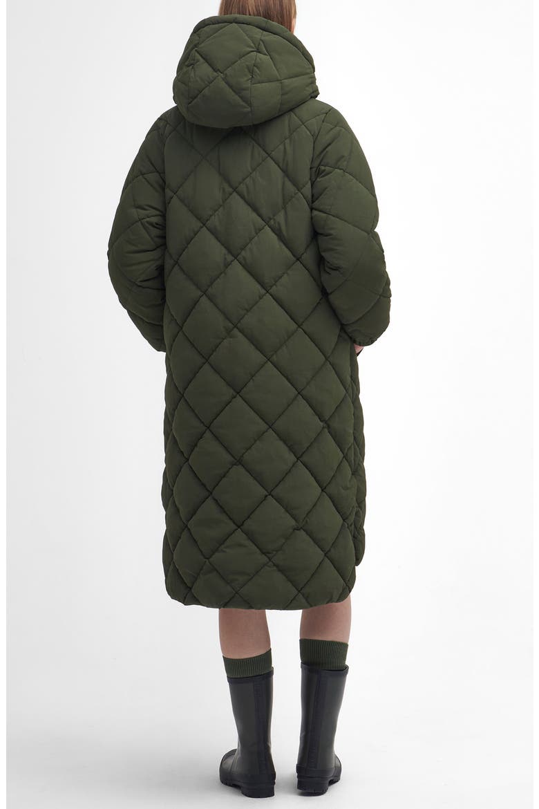 Kirkton Longline Puffer Coat, Alternate, color, OLIVE/ ANCIENT