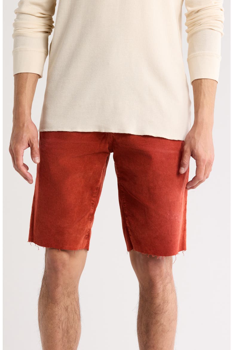 Griffin Five-Pocket Corduroy Shorts, Main, color, SOLSTICE FADE REDWOOD