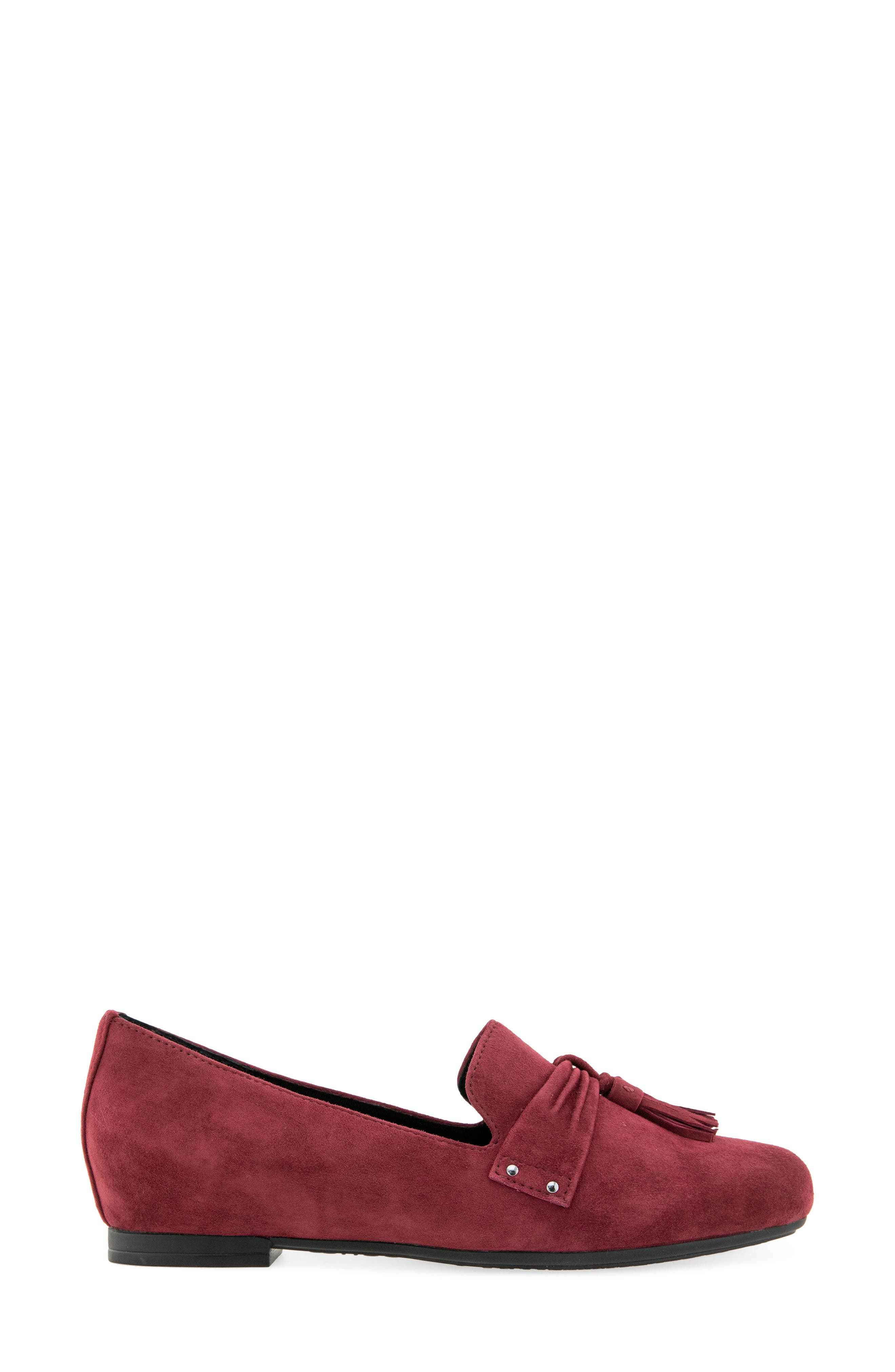 Ember Loafer, Alternate, color, WINE SUEDE