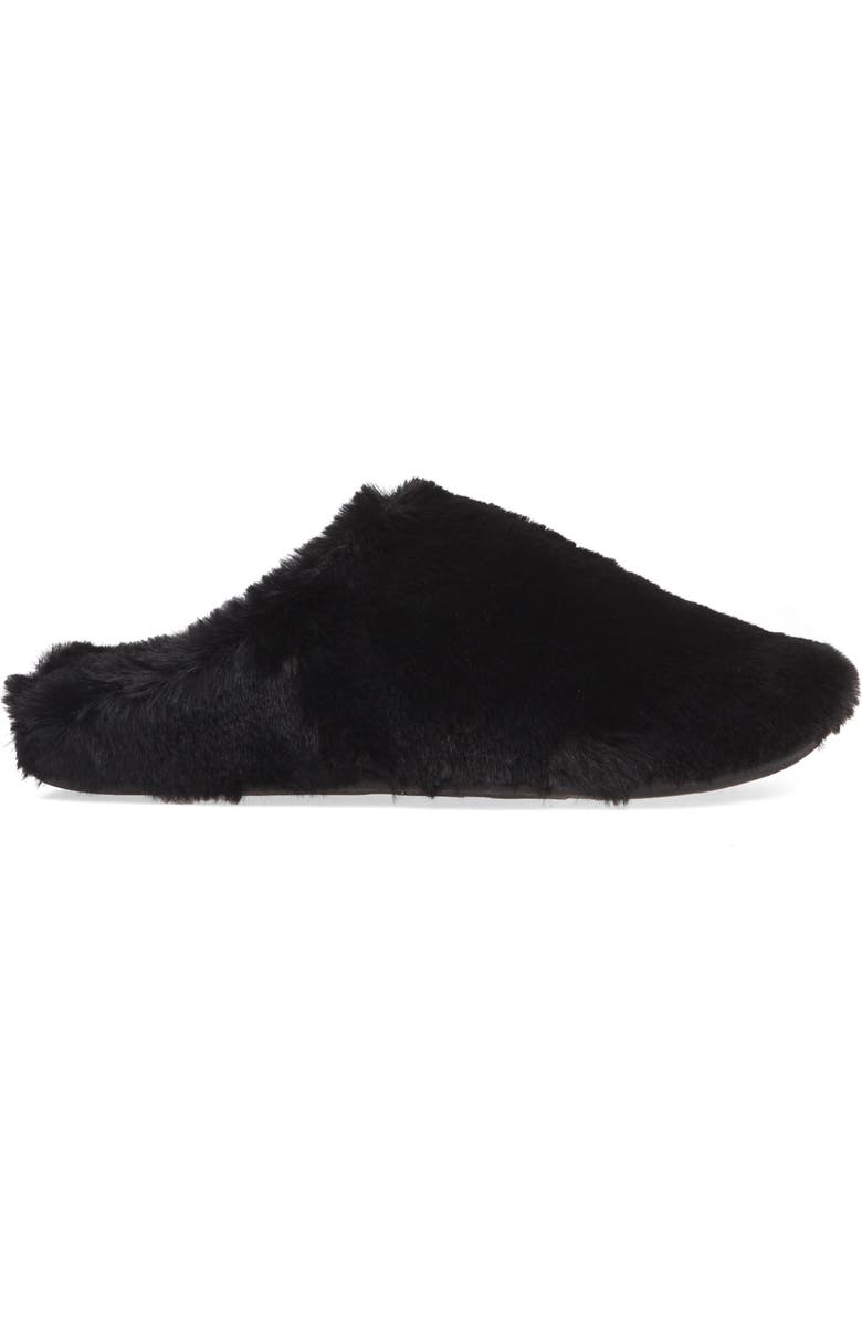 FitFlop Faux Fur Slipper, Alternate, color,