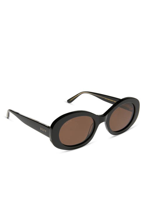 Diff Lainey 52mm Polarized Oval Sunglasses In Multi