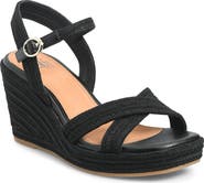 Söfft Newbury Espadrille Ankle Strap Platform Wedge Sandal