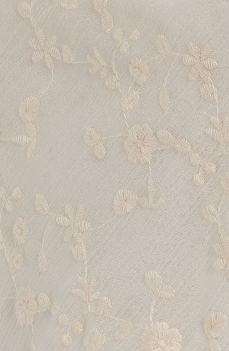 Reformation Jessamy Handkerchief Hem Minidress, Alternate, color, Cream