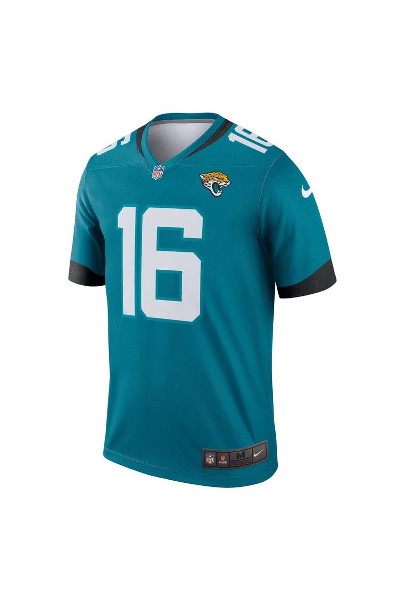 Men's Nike Trevor Lawrence Teal Jacksonville Jaguars Legend Jersey, Alternate, color, Teal