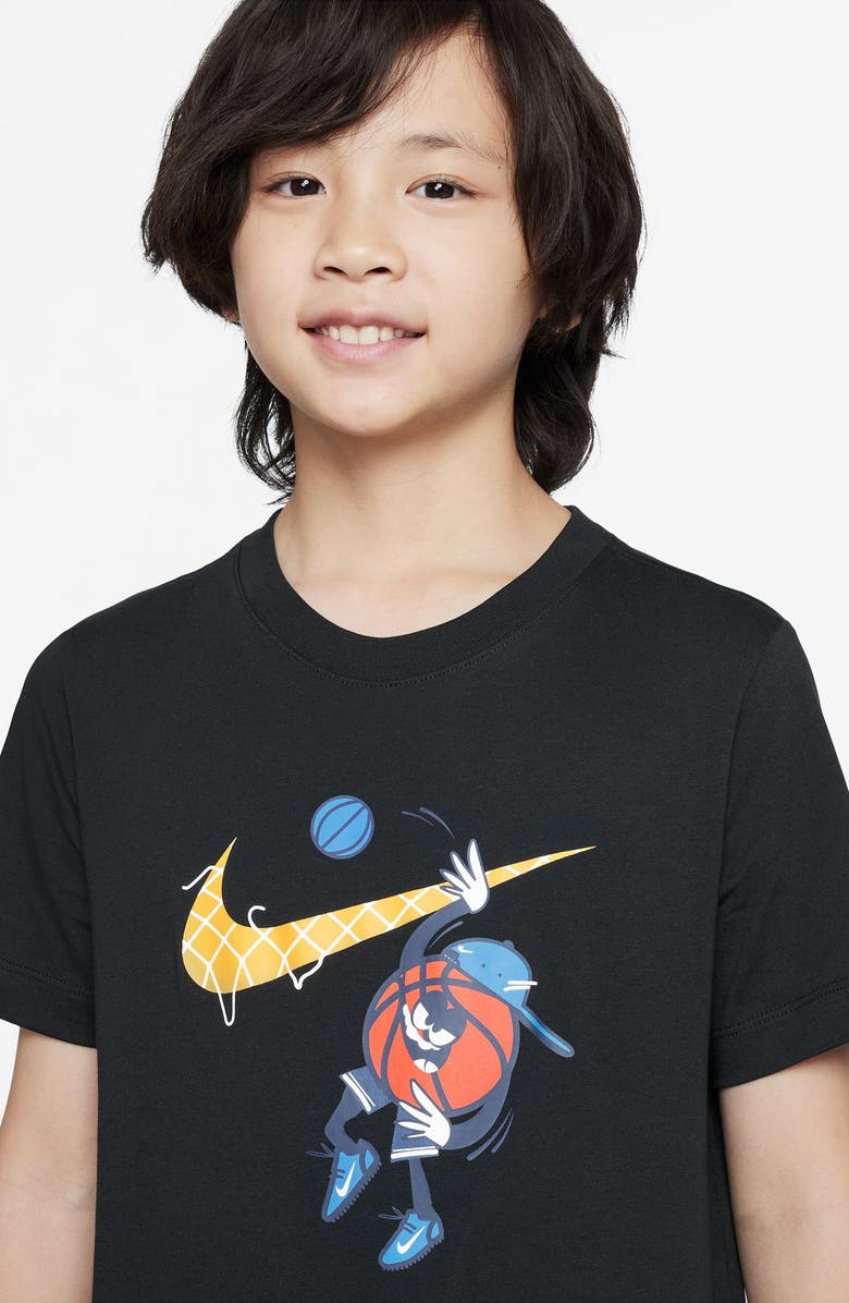 Nike Kids' Basketball Graphic T-Shirt, Alternate, color, Black