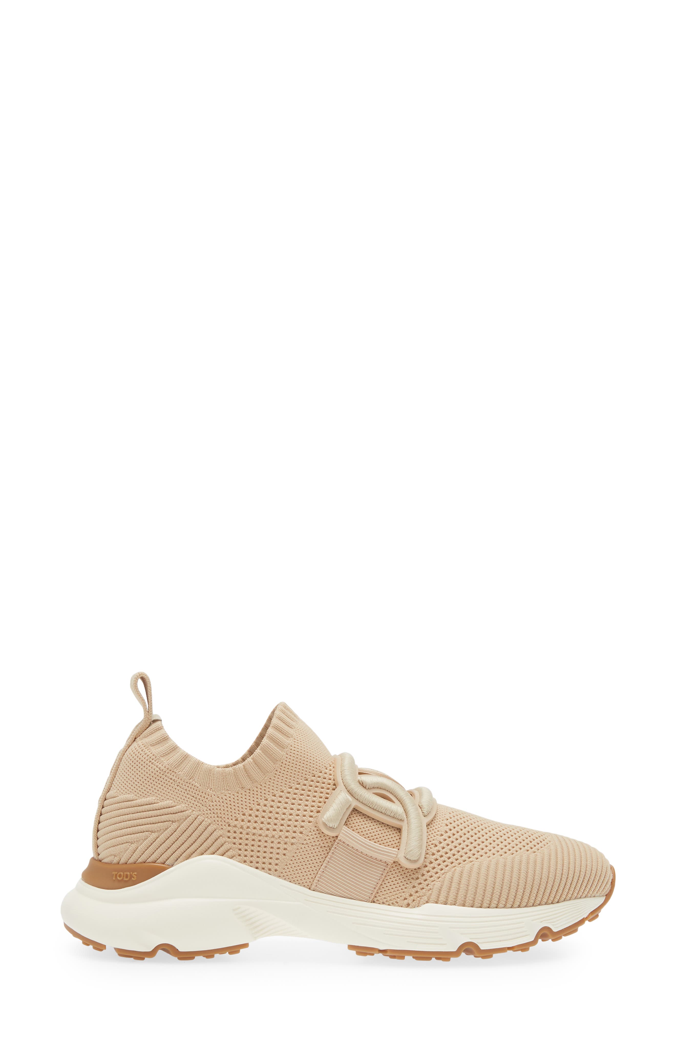 Tod's Kate Chain Detail Slip-On Sneaker, Alternate, color, Light