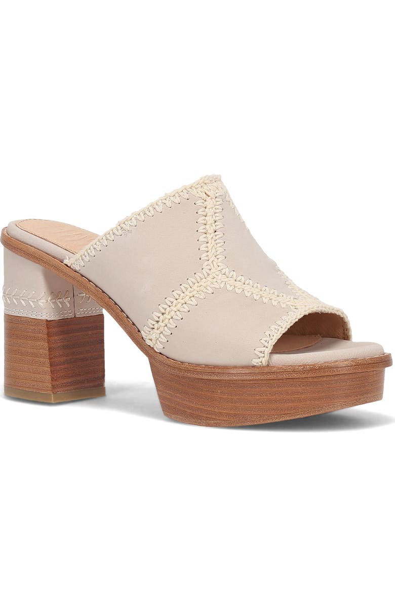 Frye Pipa Crochet Platform Sandal, Main, color,