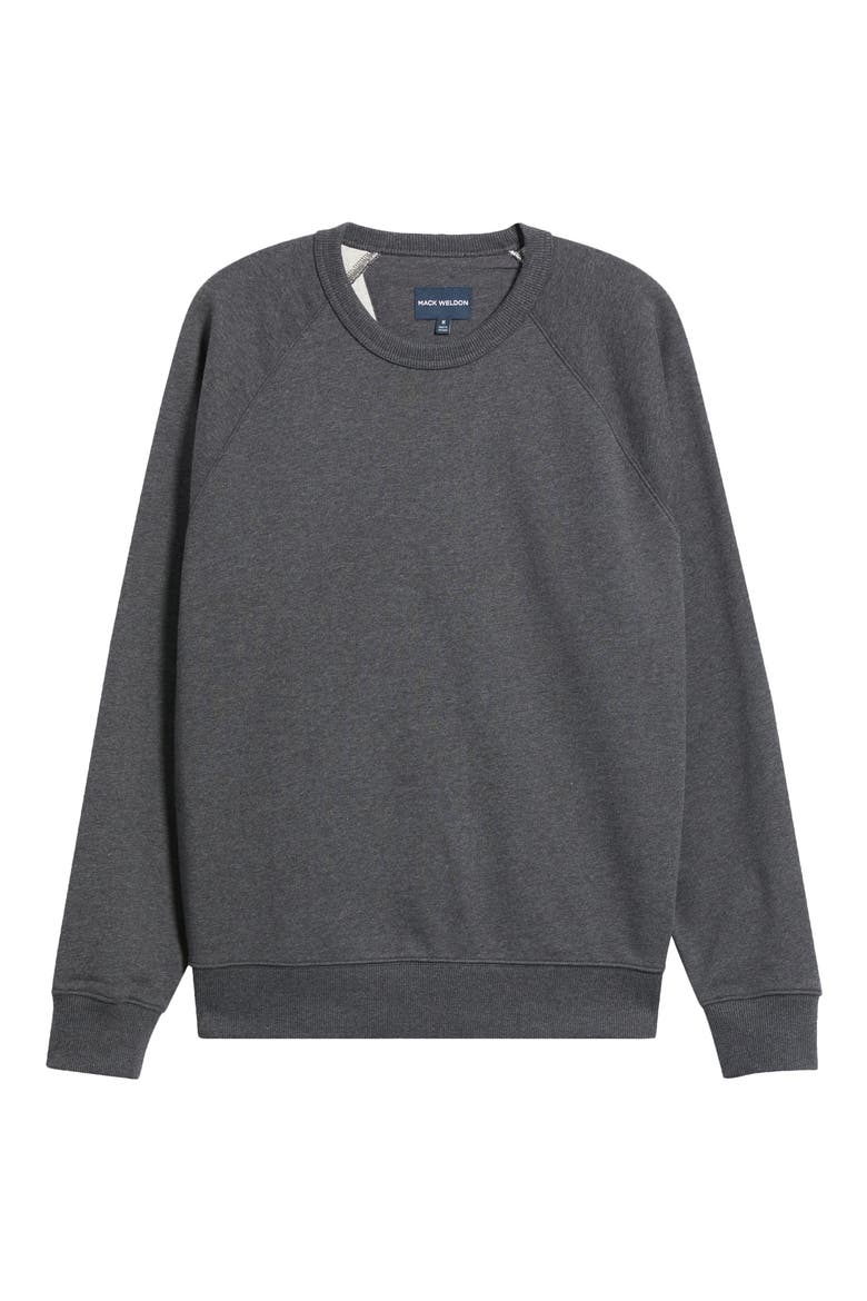 Vintage French Terry Sweatshirt, Main, color, CHARCOAL HEATHER