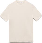 MANGO Short Sleeve Crewneck Sweater