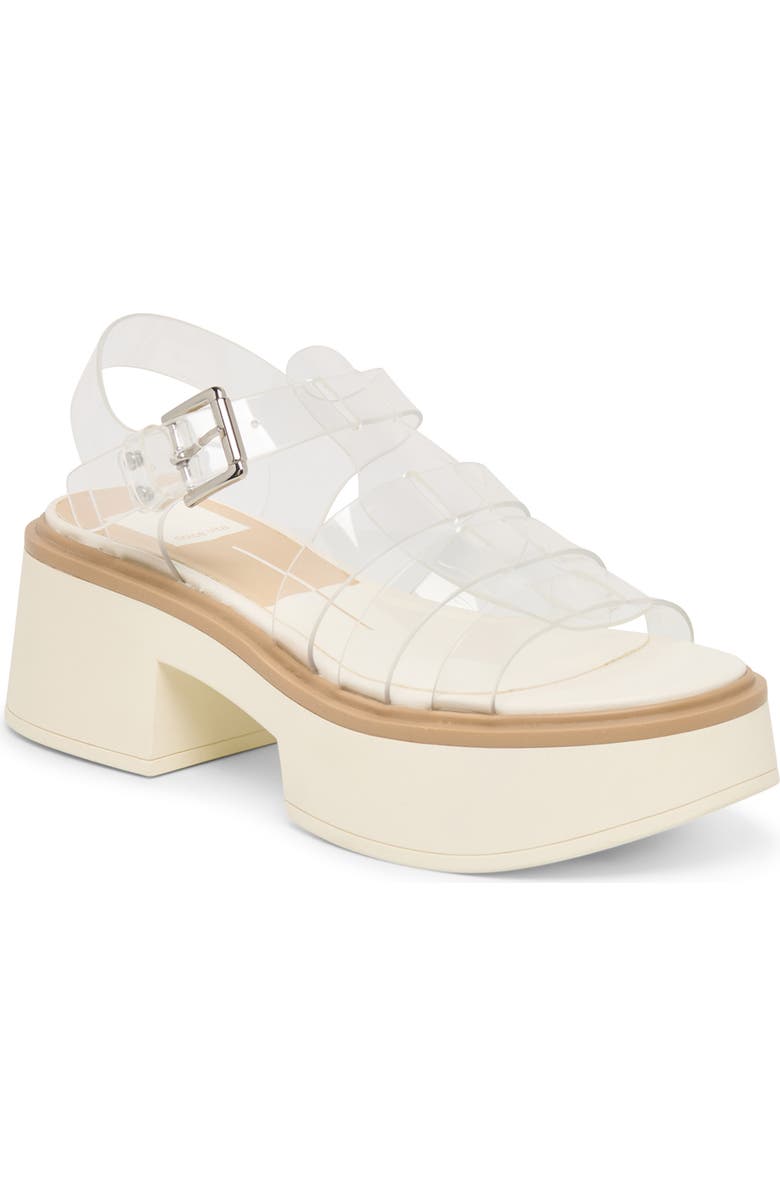 Dolce Vita Liani Fisherman Sandal, Main, color, Crystal Vinyl