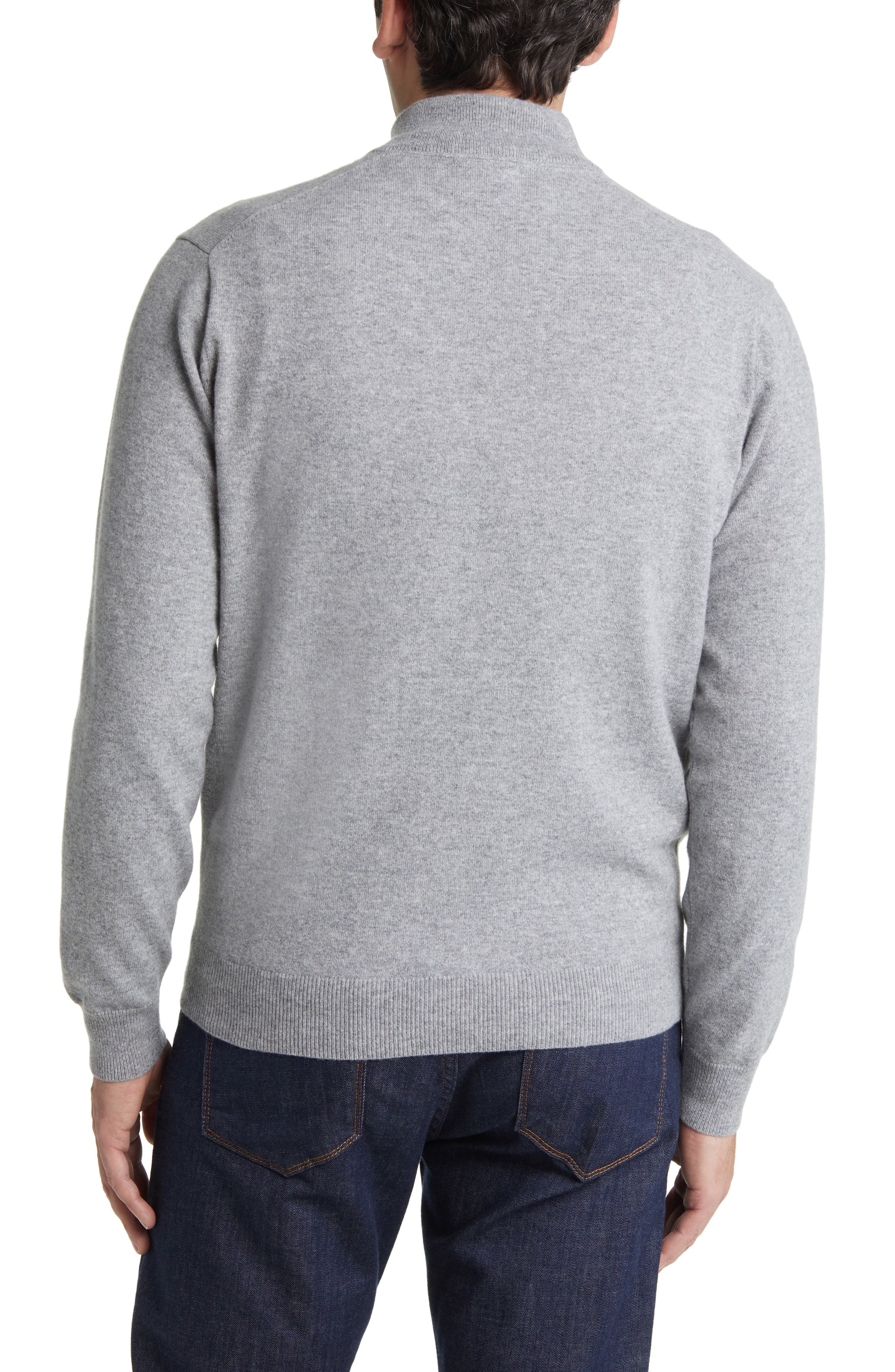 Crown Crafted Artisan Flex Cashmere Blend Quarter Zip Sweater - image 2
