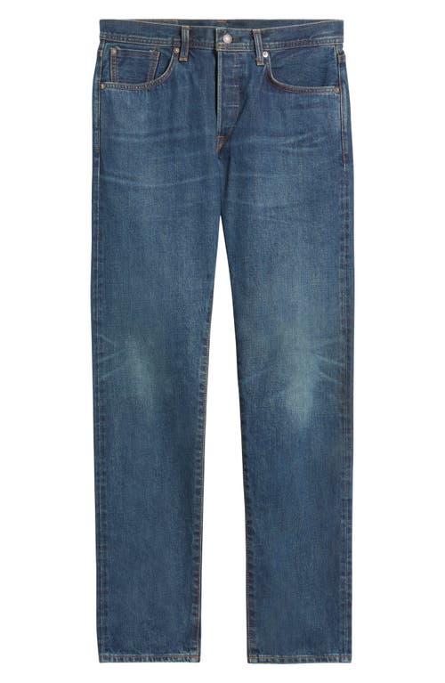Edwin Regular Tapered Jeans Kaihara Pure Indigo Stretch Denim Blue Mid Dark Used In 180 Days