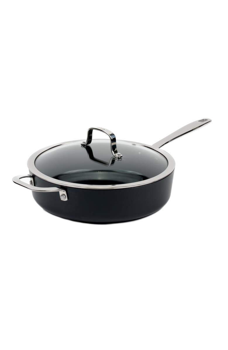 Alva Maestro Nonstick Sauté Pan with Lid, Main, color, Black