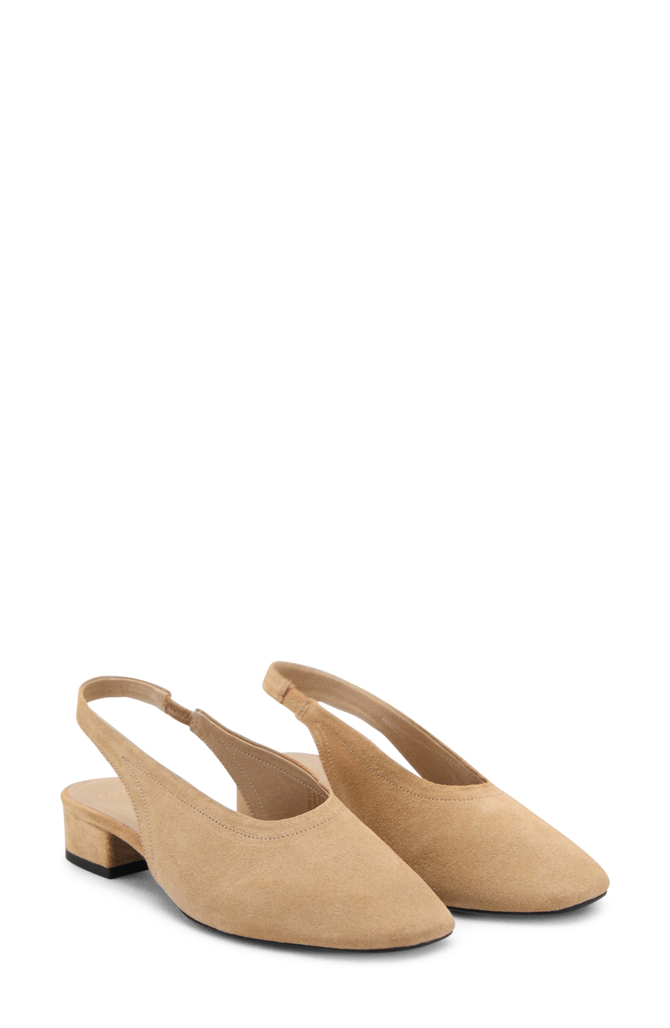 MANGO Slingback Pump, Main, color, Sand