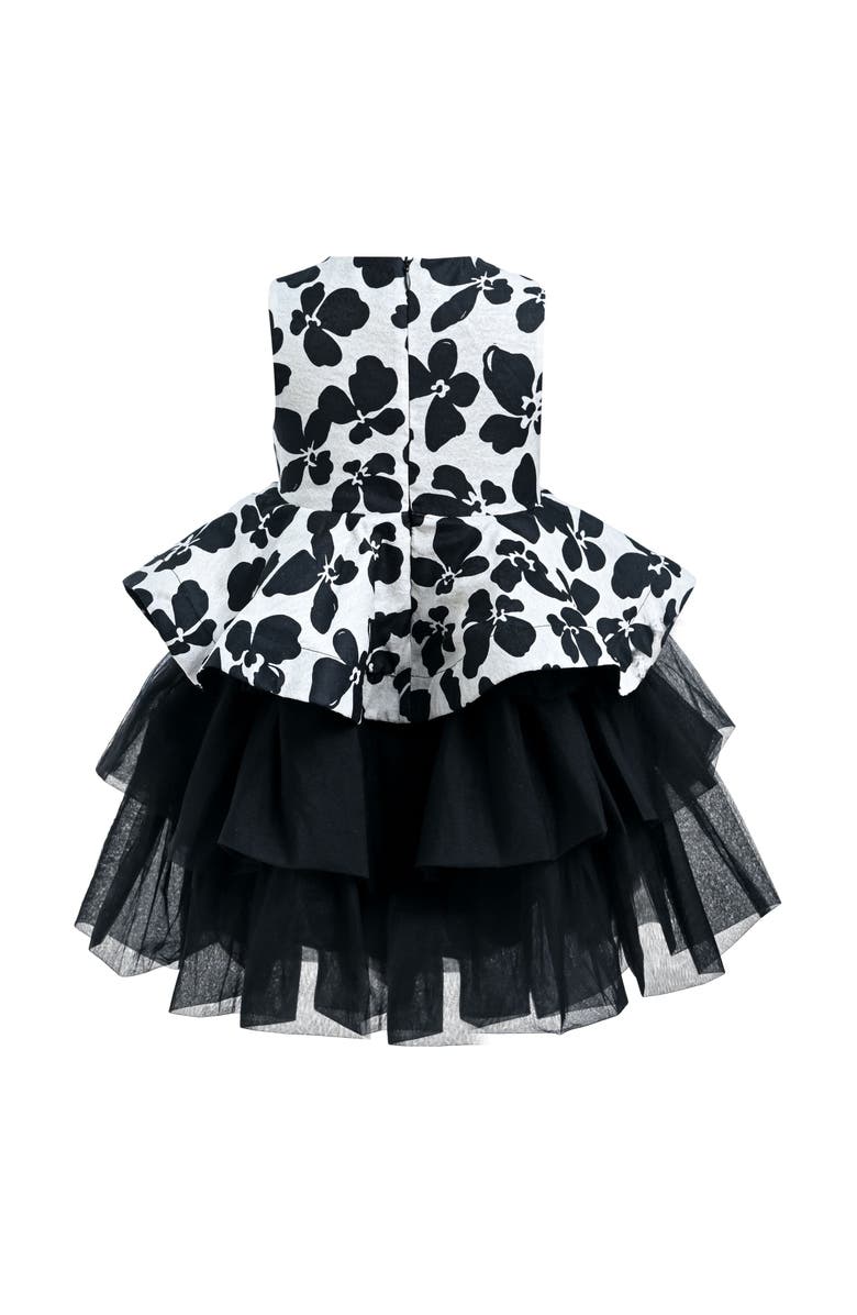 Tulleen Nazareen Dress, Alternate, color, Black