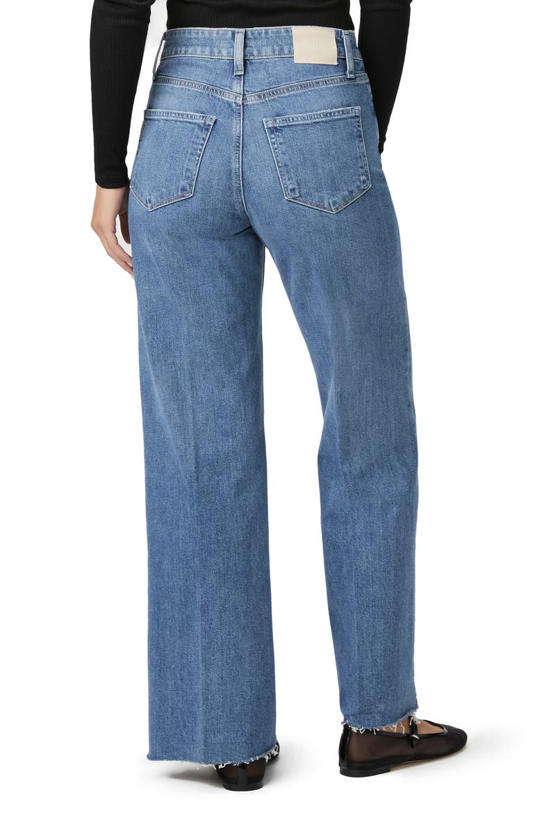 Anessa High Waist Raw Hem Wide Leg Jeans, Alternate, color, ARCHIVES