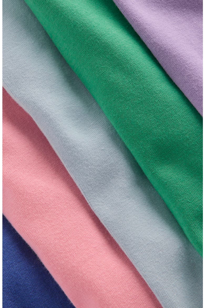 Kids' Assorted 5-Pack Stretch Cotton Blend Leggings, Alternate, color, SOFT RAINBOW