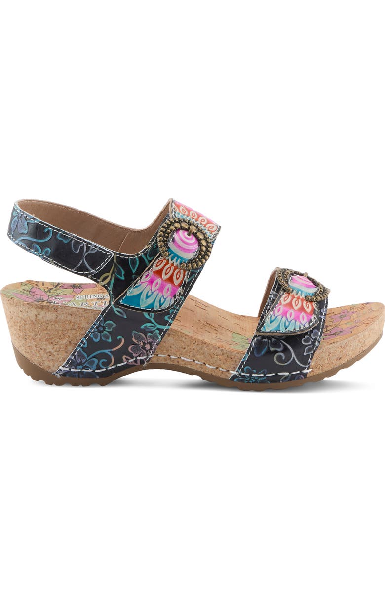 L'Artiste by Spring Step Colomecool Slingback Sandal, Alternate, color, Black Multi
