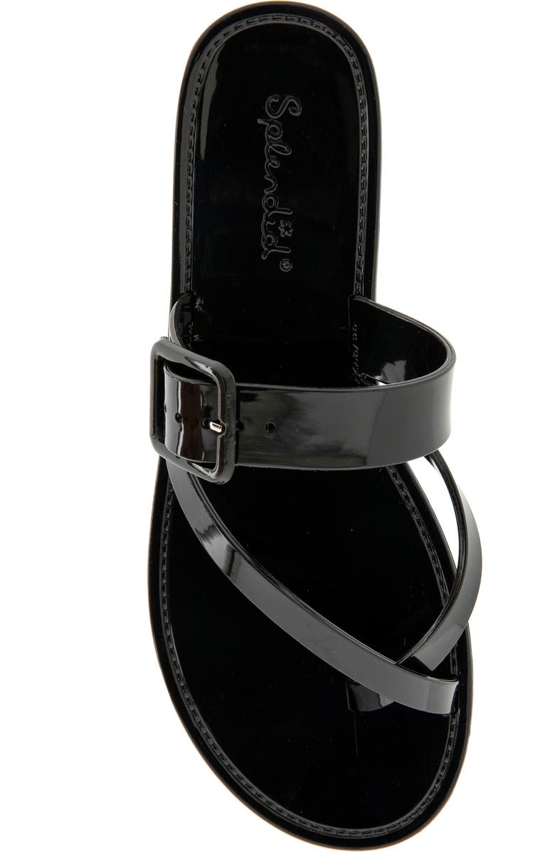 Splendid Susana Jelly Sandal, Alternate, color, Black Solid