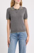 DELUC Springsteen Contrast Embroidered Polo