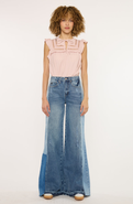 KanCan Clover High Rise Wide Leg Jeans