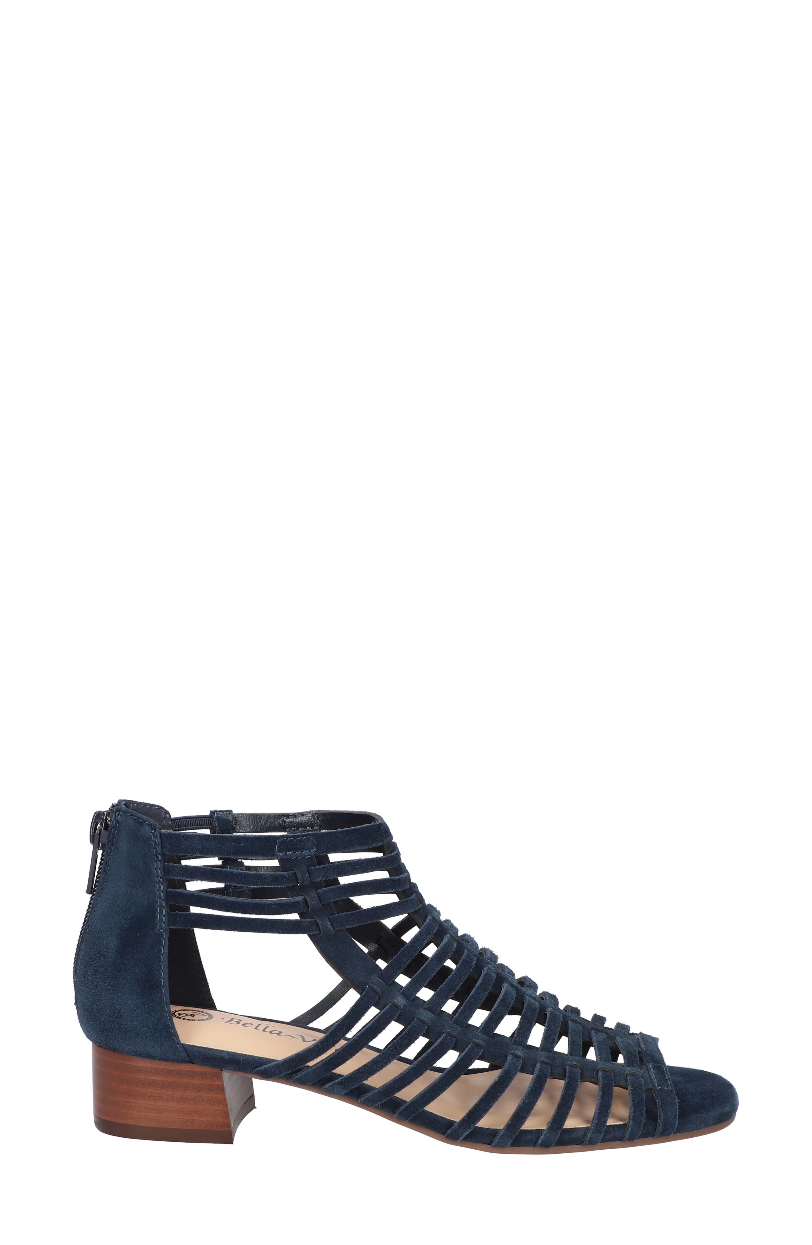 Bella Vita Holden Sandal, Alternate, color, Navy Suede
