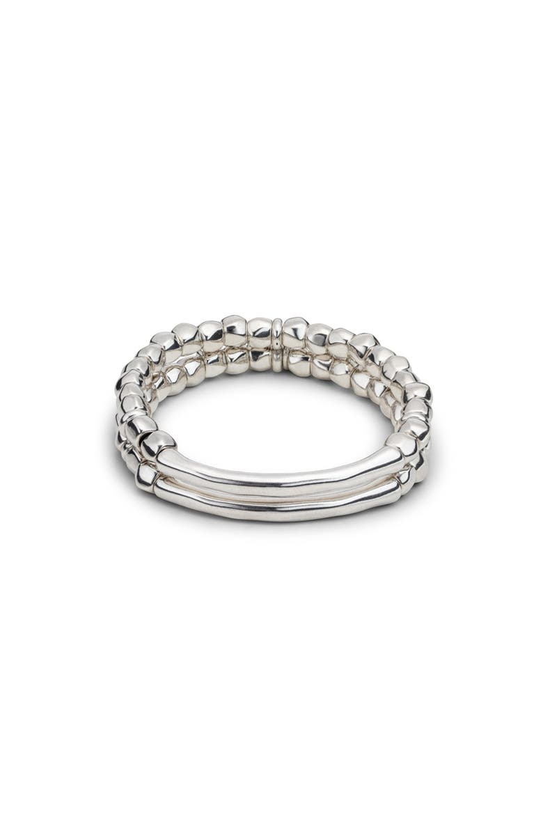 Polished Chain Bracelet, Main, color, Silver