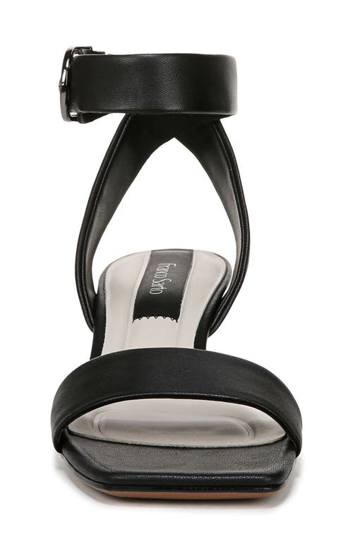 Franco Sarto Savini Ankle Strap Sandal In Black
