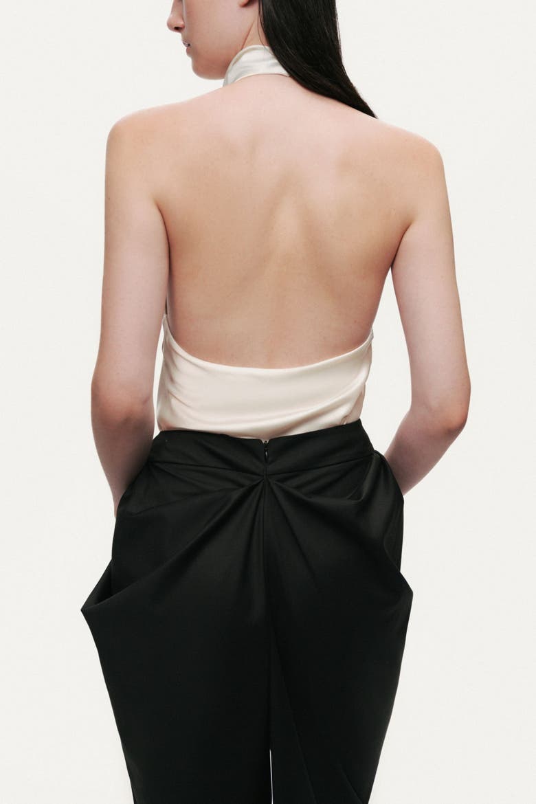 Accessory Detailed Pleated Pants, Alternate, color, Black