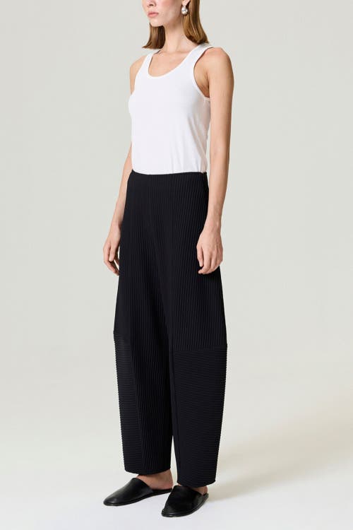 Nocturne Cord Detailed Pants In Black