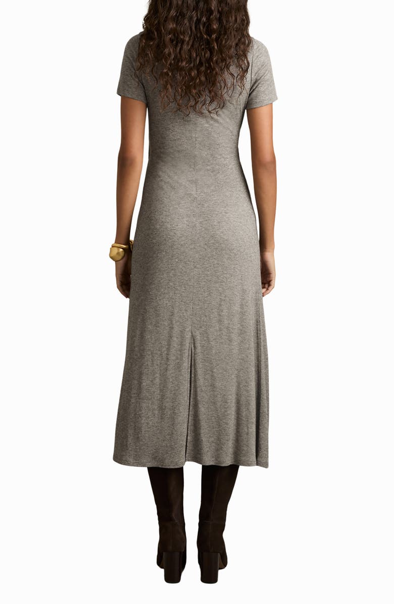 Reiss Hadley Twist Detail Jersey Midi T-Shirt Dress, Alternate, color, 