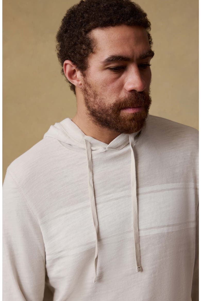 Sunwashed Slub Organic Cotton Hoodie, Alternate, color, ICE GREY SURF STRIPE