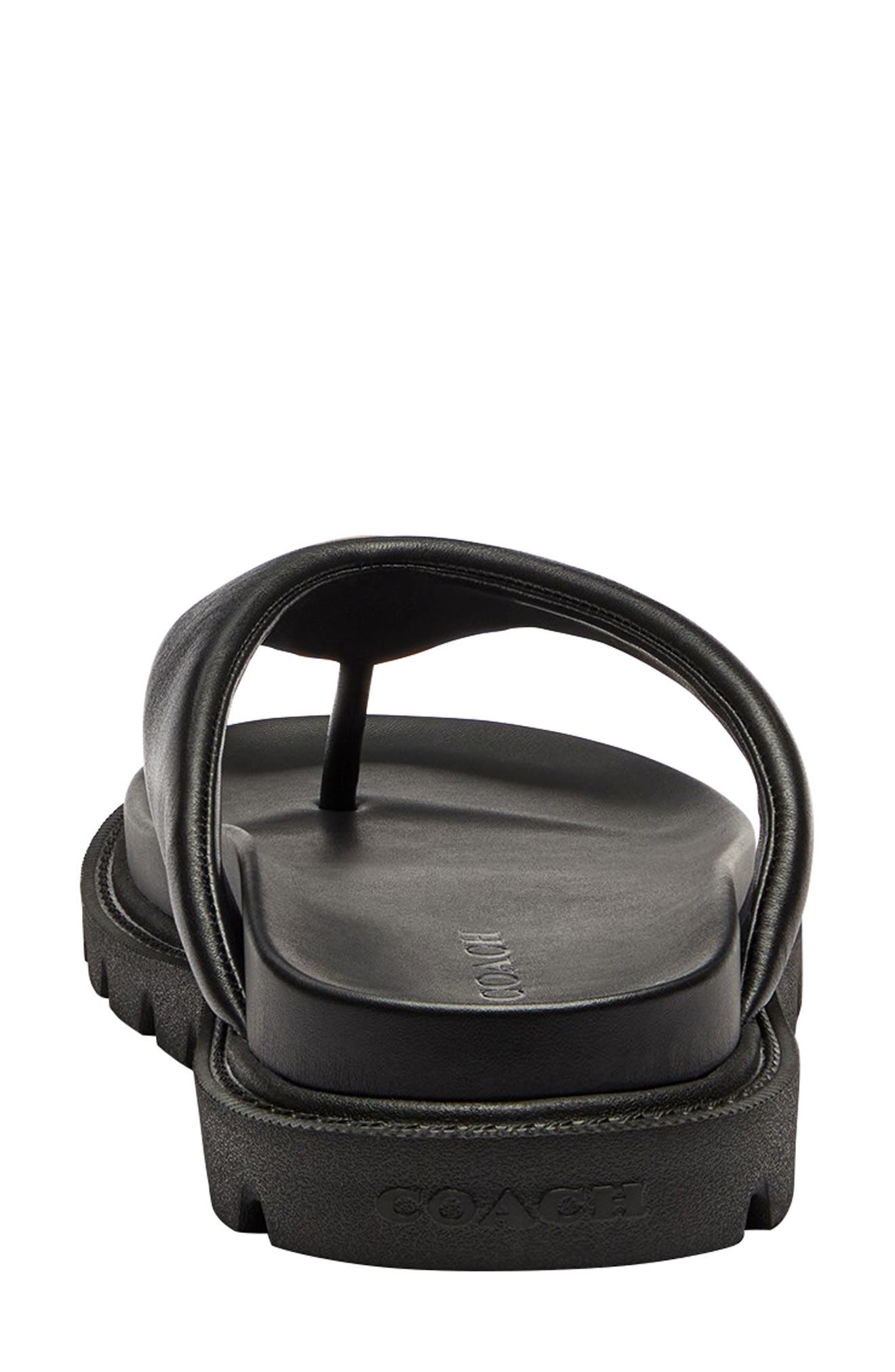 COACH Brynn Flip Flop, Alternate, color, Black