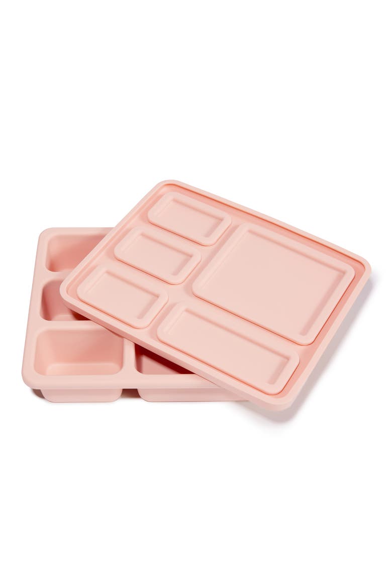 Silicone Bento Box, Alternate, color, RIPE PEACH