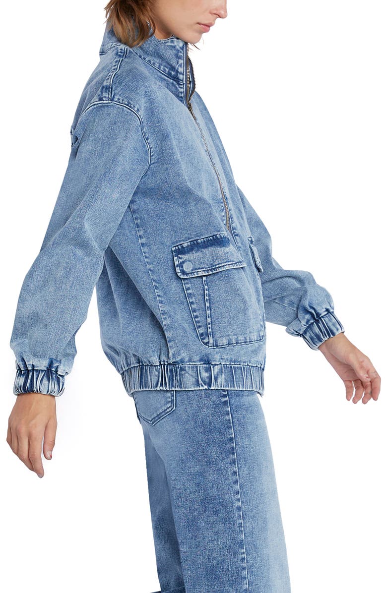 Wash Lab Denim Denim Jacket, Alternate, color, Retro Denim