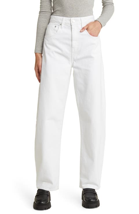 High Waist Barrel Jeans