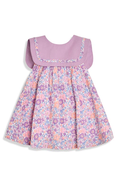 Jojo Maman Bébé Jojo Maman Bebe Floral Cotton Platter Collar Dress & Bloomers