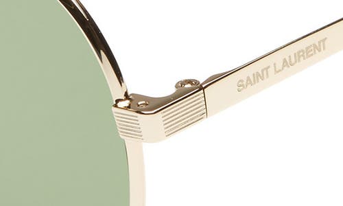 Saint Laurent Classic 11 Zero 60mm Aviator Sunglasses In Multi
