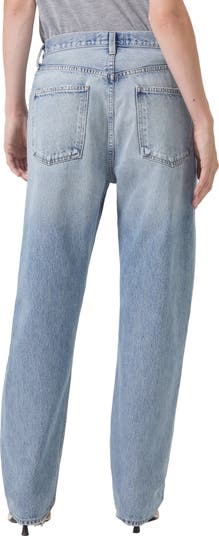 【Agolde】 90s distressed mid-riseストレートジーンズ AGOLDE '90s Ripped Mid Rise Straight Leg Jeans | Nordstrom