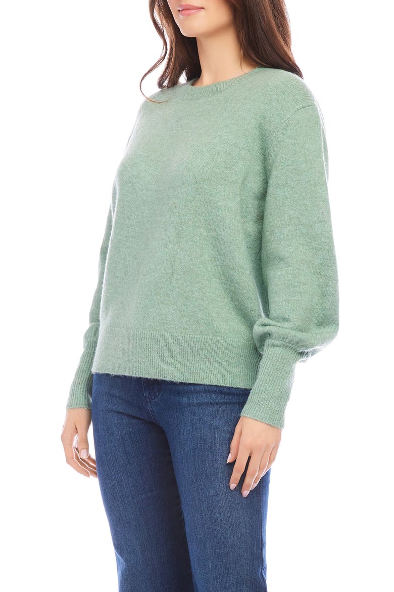 Bishop Sleeve Sweater, Alternate, color, SAGE